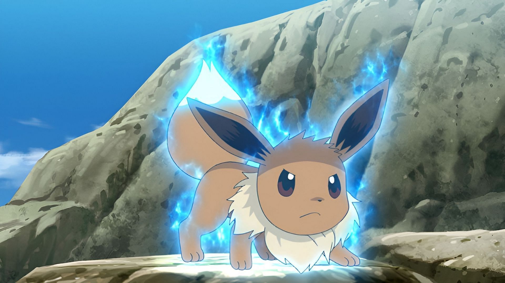 Ash's friends have had an Eevee, but not Ash himself (Image via The Pokemon Company)